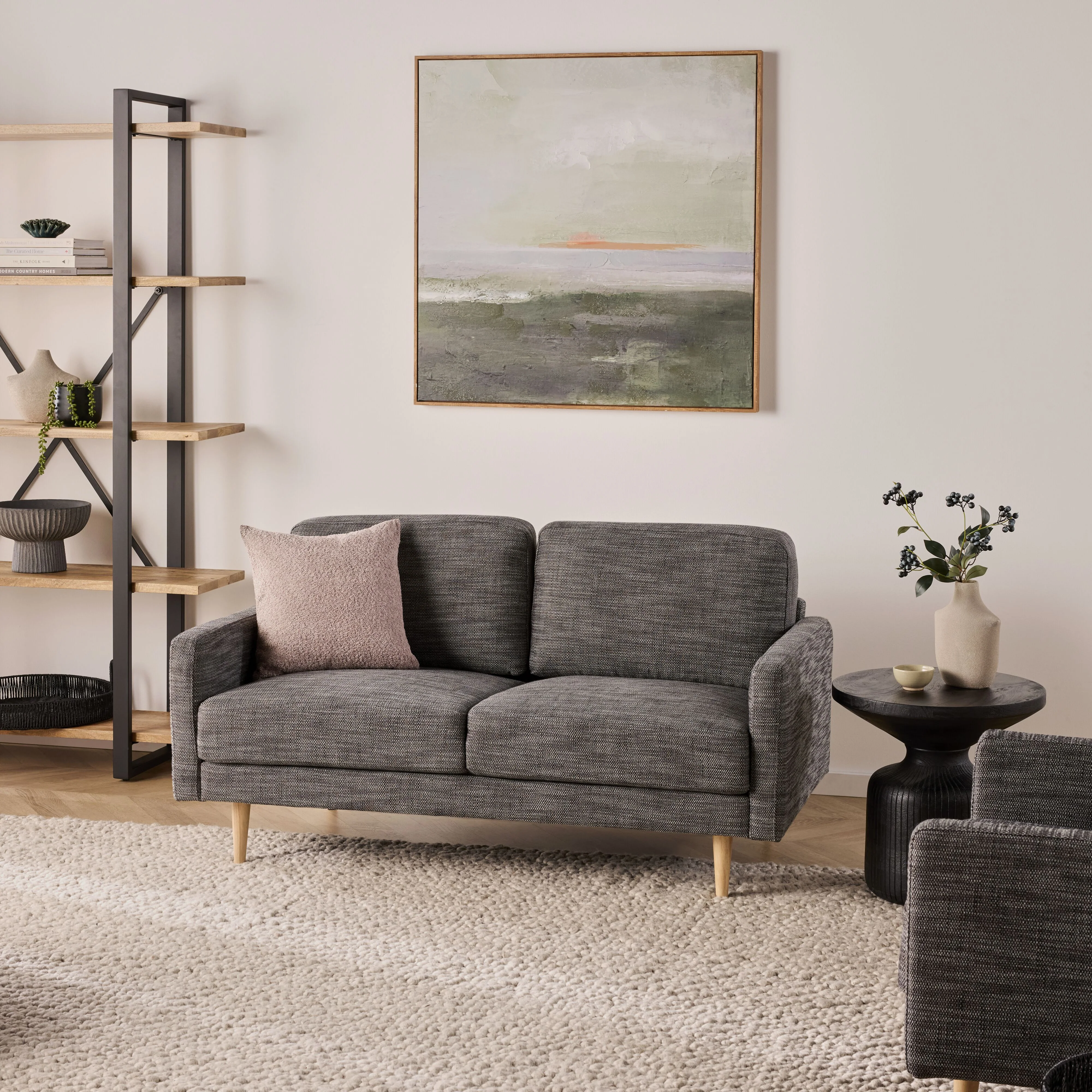 Boden 2 Seater Sofa Alaska Charcoal