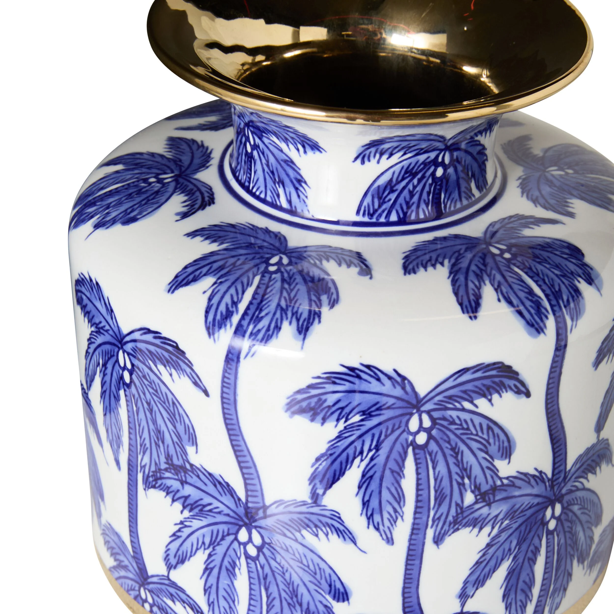 Celadon Sapphire Palm Vase 20cm