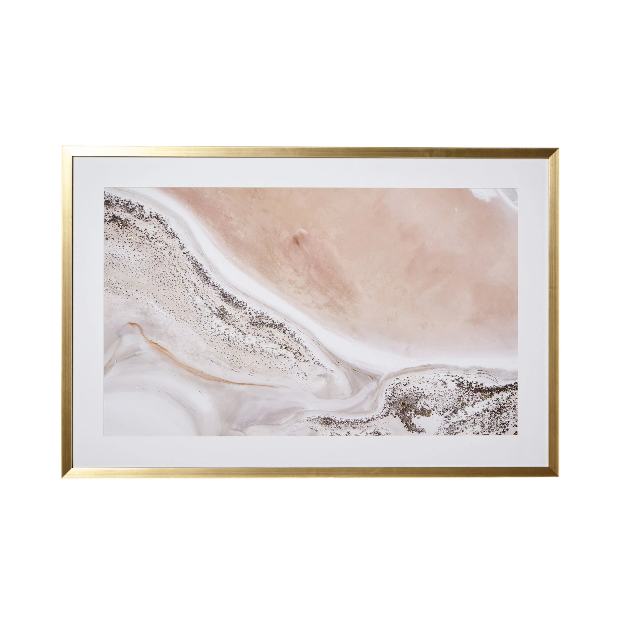 Aerial Inlet Framed Print 120x80cm