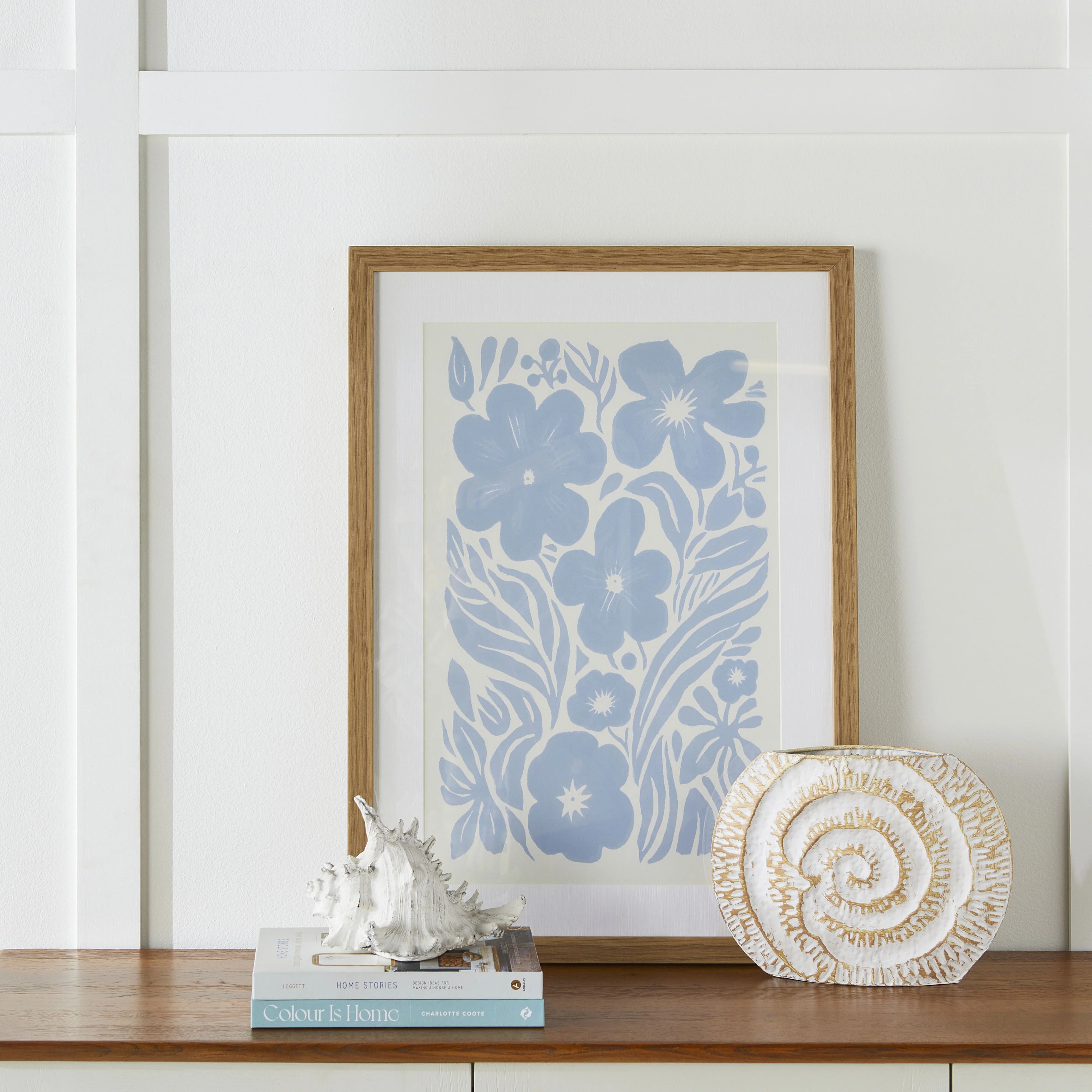 882-botanical-blue-framed-print-50x70cm-6.webp Botanical Blue Framed Print 50x70cm