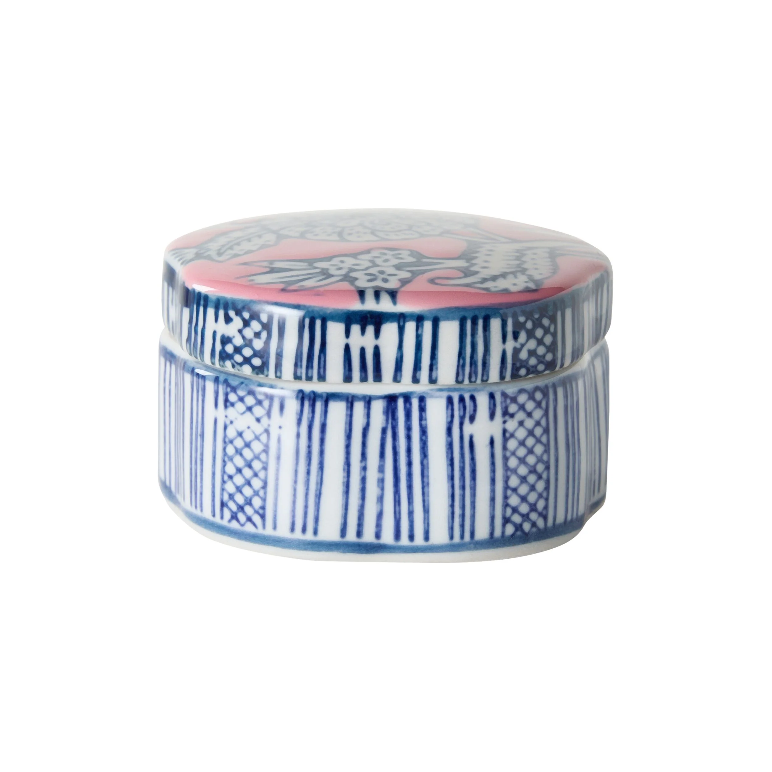 Celadon Botanic Blush Trinket Box