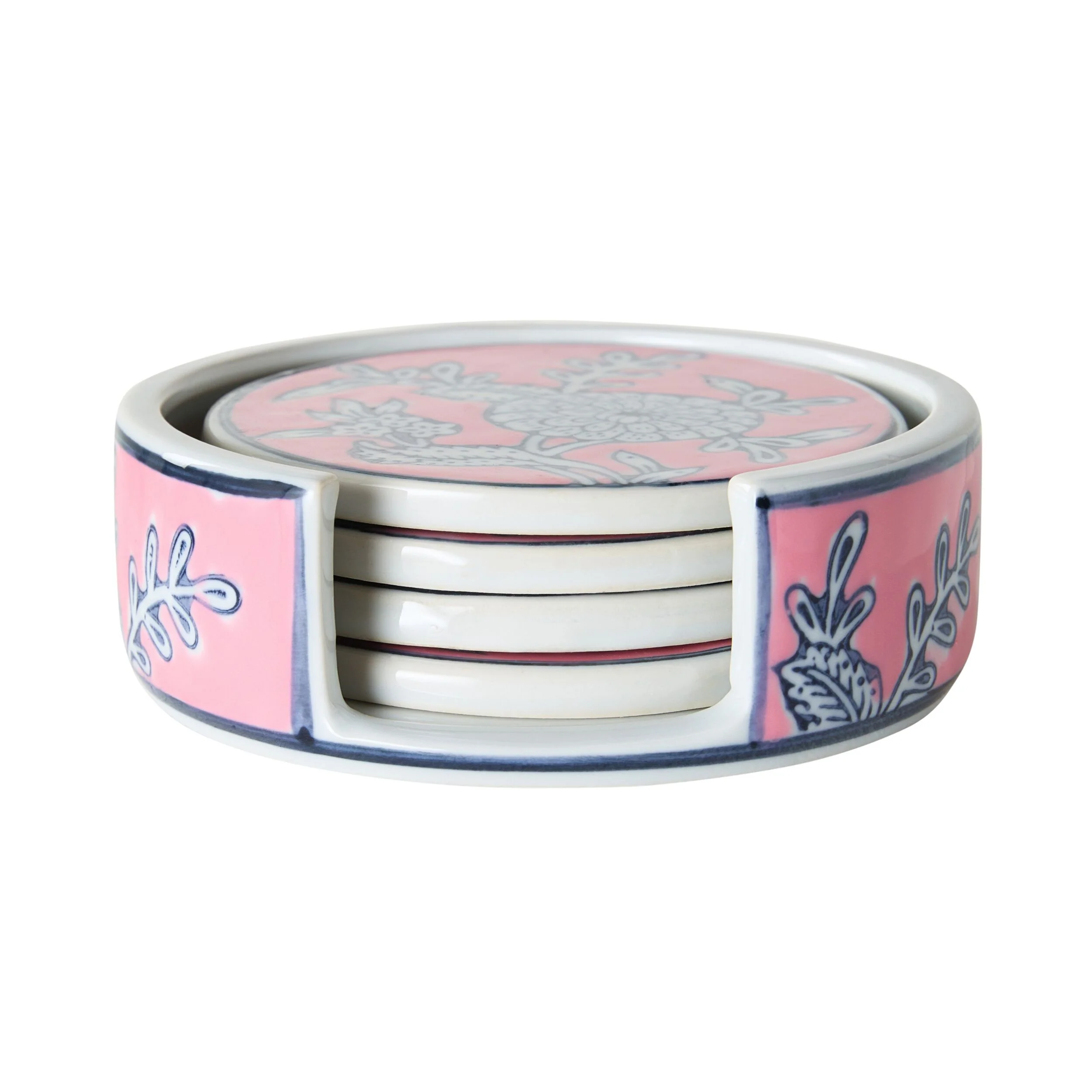 Celadon Botanic Blush Coasters Set of 4